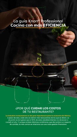 Cocina con eficiencia gracias a Knorr Professional Cocina con eficiencia gracias a Knorr Professional
